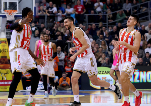 (KRAJ, VIDEO) Crvena zvezda - Mega (4/4): Crveno-beli odbranili titulu u Nišu!