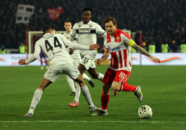 (UŽIVO, VIDEO) Crvena zvezda - Partizan 3:0: Katai izgleda stavlja tačku