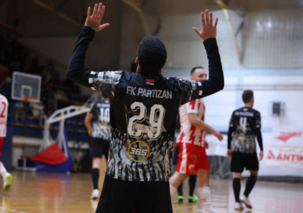 Partizan ubedljiv u futsal večitom derbiju: Crno-beli "petardom" došli na korak od Prve lige!
