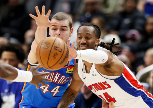 Pistonsi izažli na kraj sa oslabljenom Oklahomom: Topić bez poena u Detroitu