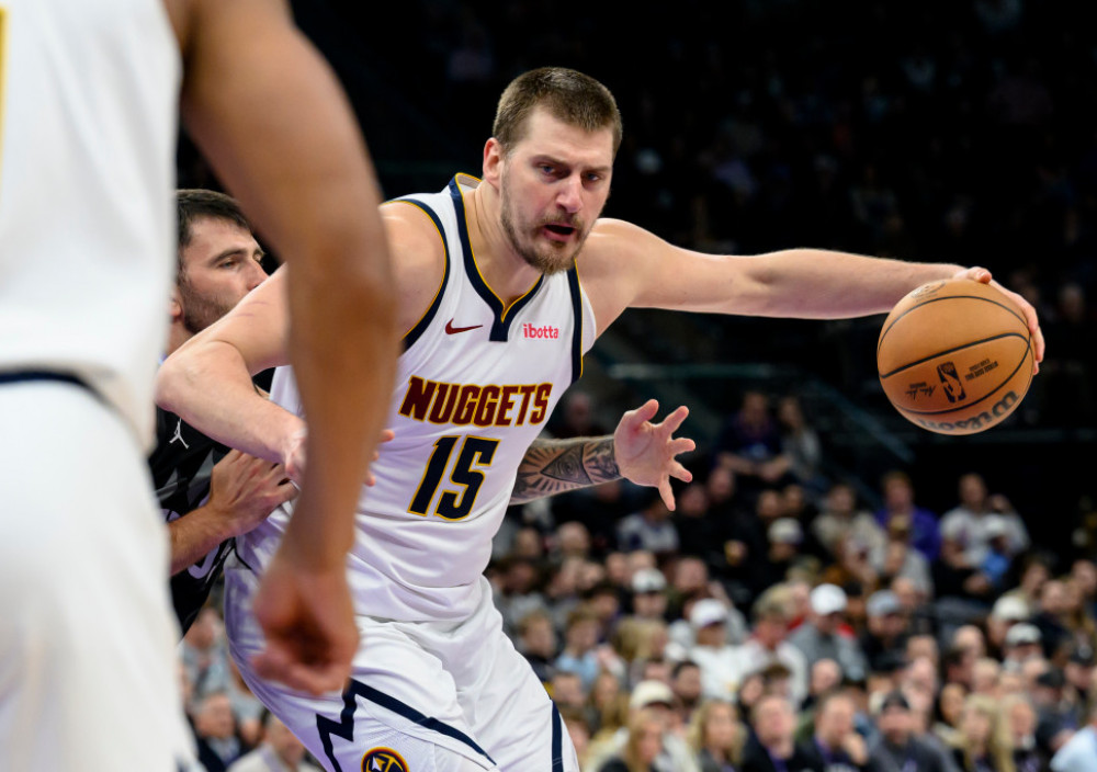 Nikola Jokić, košarkaš Denvera, protiv Jute