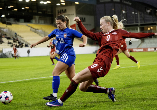 Dankinje prejake za "orlice": Poraz fudbalerki Srbije na startu kvalifikacija za SP