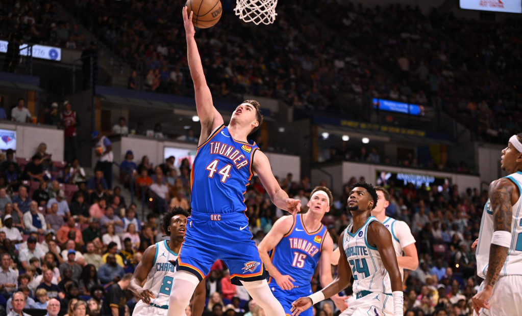 Nikola Topić na meču sa Šarlotom