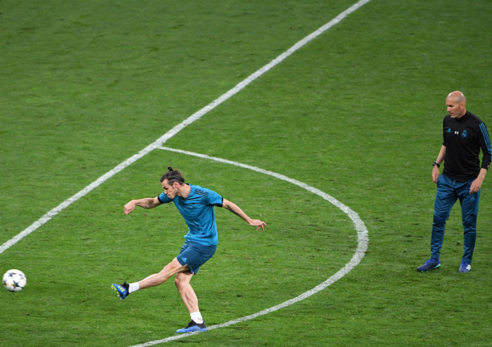 Gerej Bejl i Zinedin Zidan tokom slavnih dana u Madridu