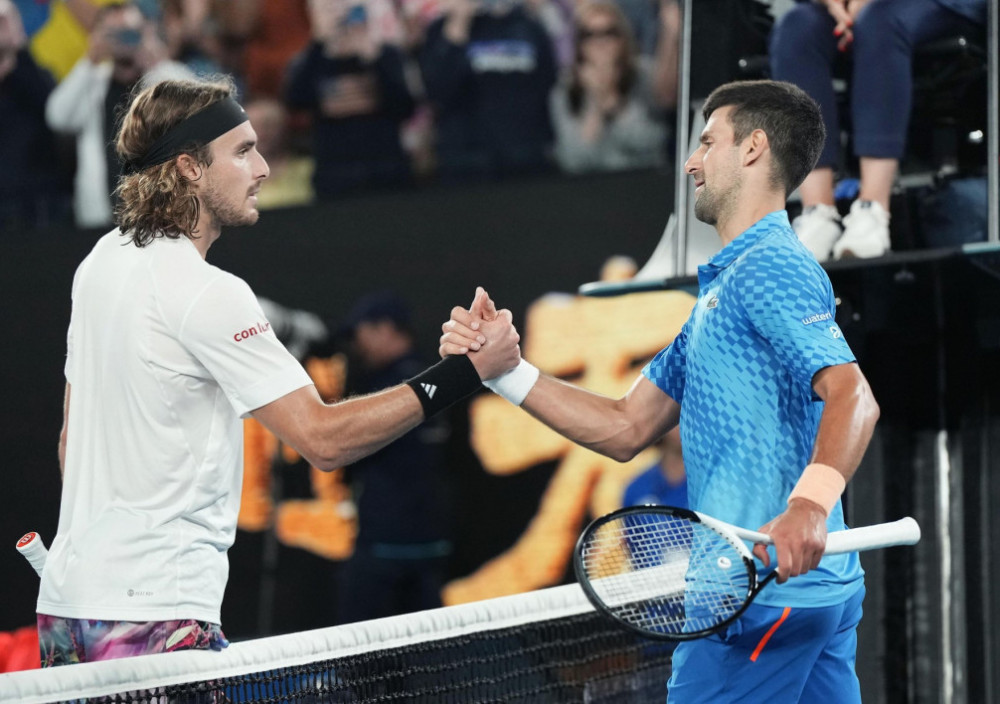 Novak Đoković i Stefanos Cicipas