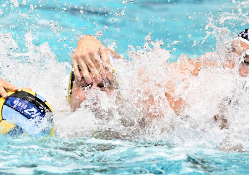 Detalj sa jednog od ranijih mečeva VK Novi Beograda