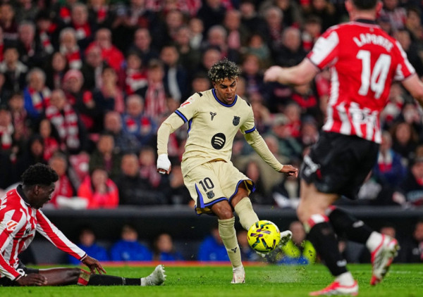 Lamin Jamal perfektnim golom osvojio "San Mames": Barselona ostala na "plus četiri"