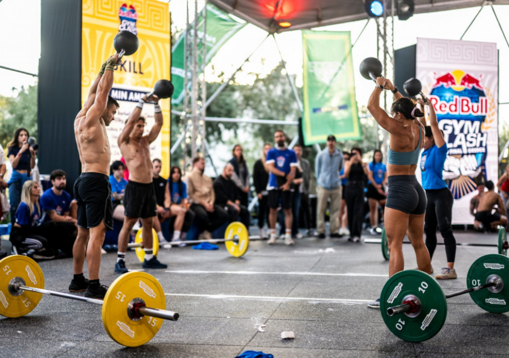 Fitnes vežbači, na globalnom Red Bull Gym Clash takmičenju
