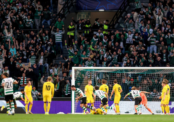 (UŽIVO/VIDEO) UEFA Liga šampiona Sporting - Bodo/Glimt (2:0): Gonzalveš digao Lisabon na noge