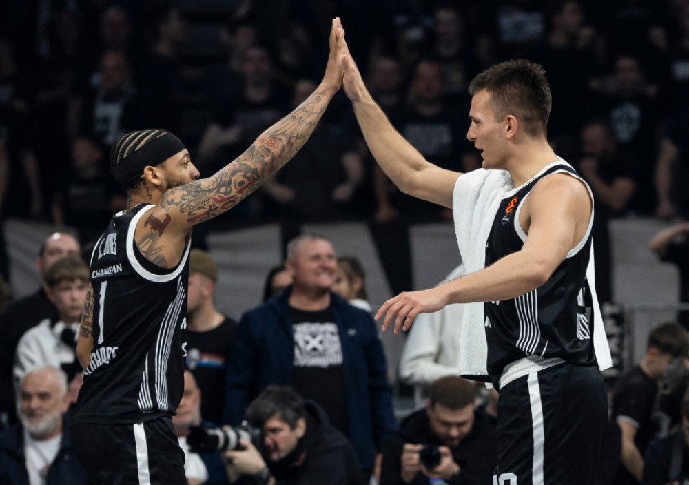 Karlik Džons i Arijan Lakić, košarkaši Partizana