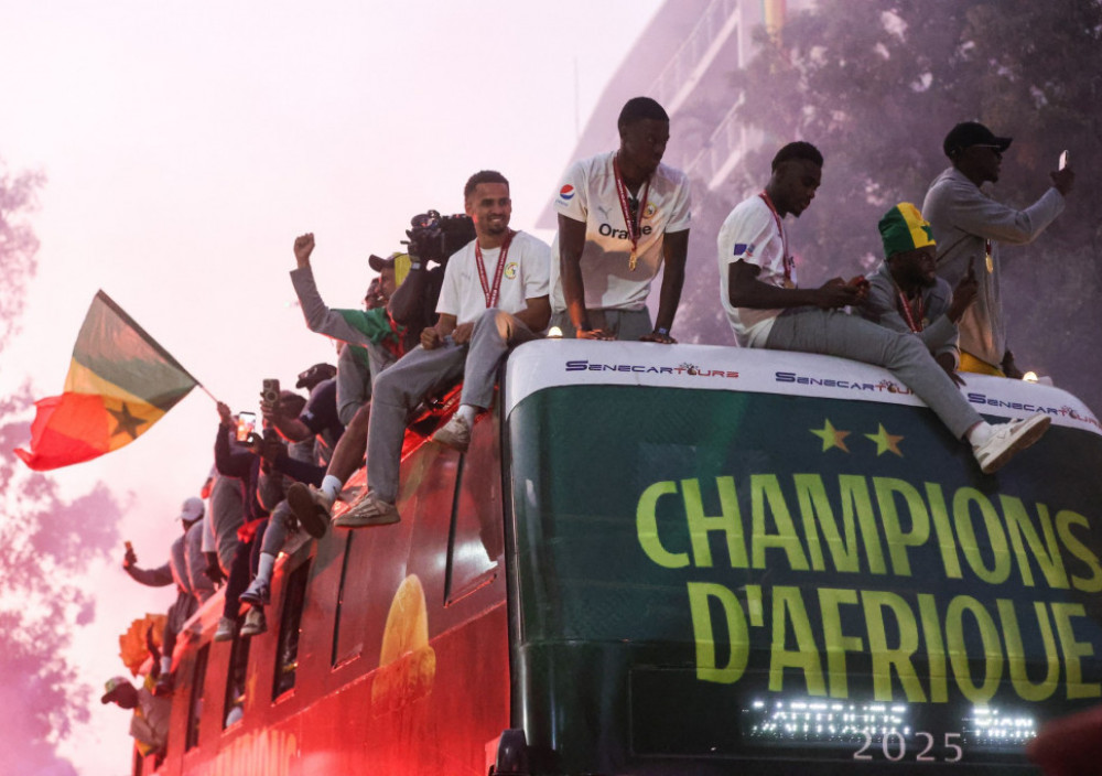 Fudbaleri Senegala, proslavljaju naknadno oduzetu titulu šampiona Afrike