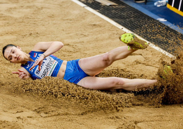 Milica Gardašević 13. na svetu: Kraj posle samo tri serije dvoranskih skokova udalj