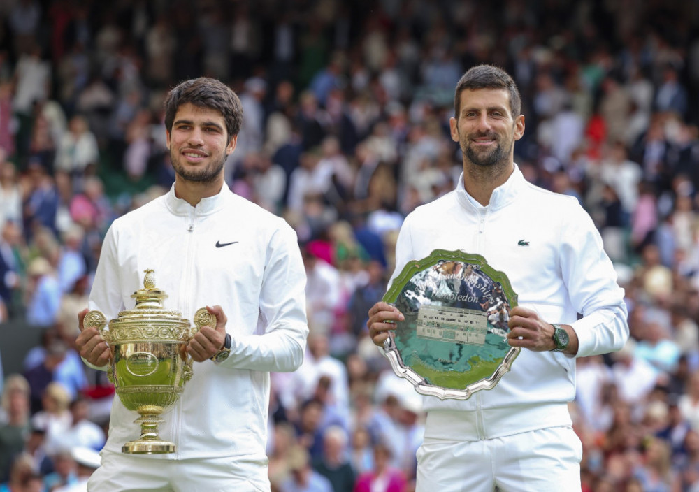 Novak Đoković i Karlos Alkarraz, posle fiala Vimbldona 2023