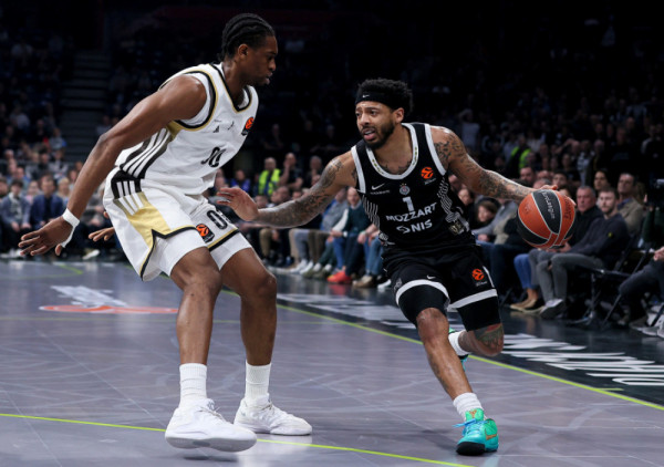 (UŽIVO): Partizan - Asvel: Crno-beli preokretom do vođstva posle prvog poluvremena