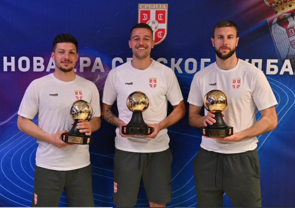 Luka Jović Sergej Milinković Savić i Strahinja Pavlović