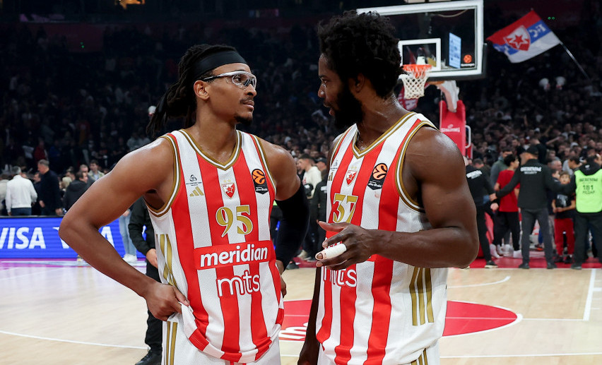 Čima Moneke i Semi Odželej, košarkaši Zvezde