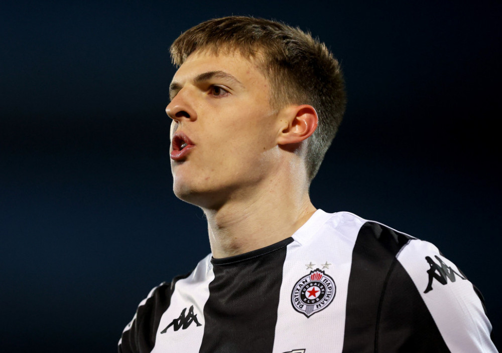 Andrej Kostić u dresu Partizana