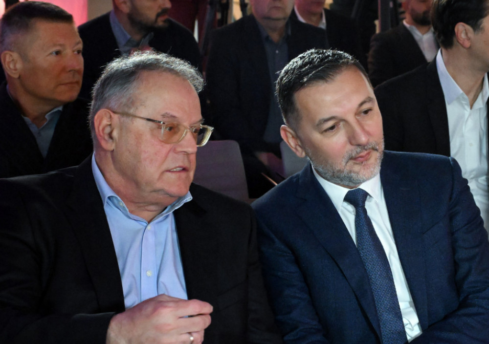 Branko Radujko, generalni sekretar FSS, u društvu predsednika KSS Nebojše Čovića