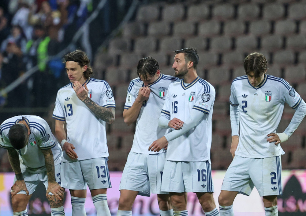 Italijanski fudbaleri skrhani