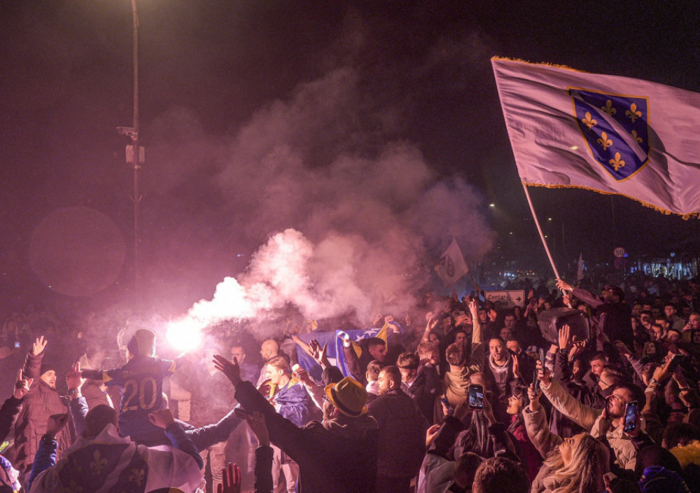 Sarajevske ulice posle plasmana fudbalera BiH na Mundijal 2026