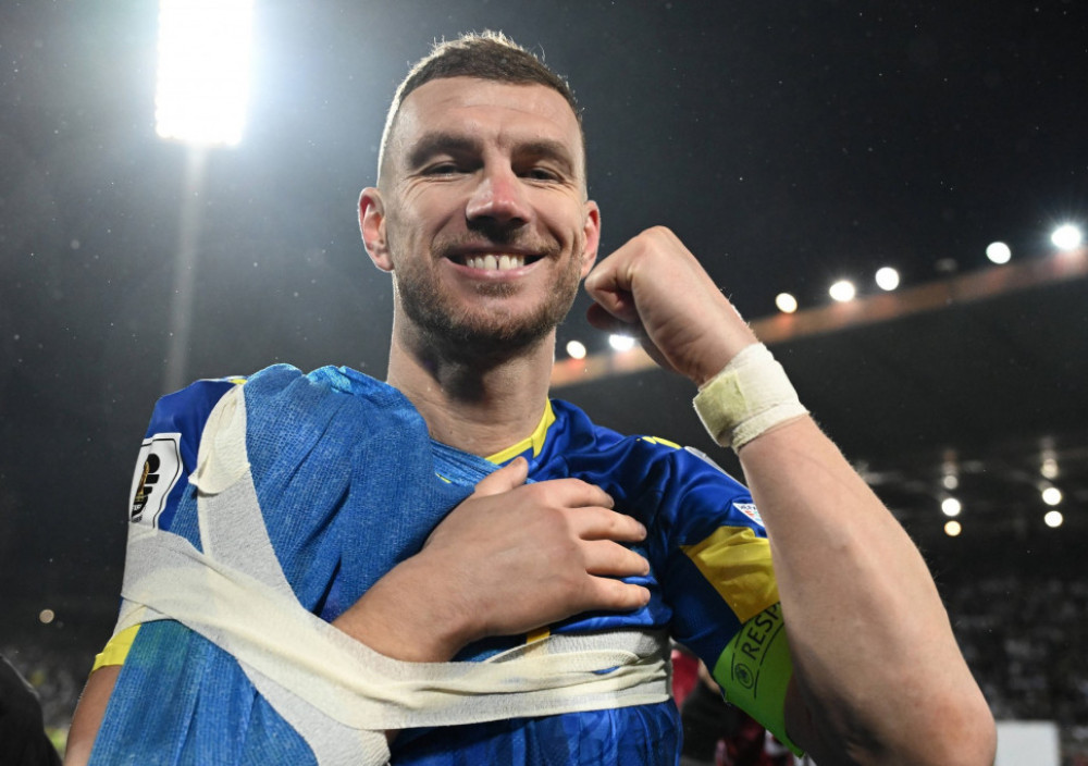 Edin Džeko, kapiten fudbalske reprezentavije Srbije