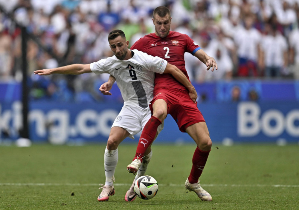 Andraž Šporar, reprezentativac Slovenije na meču sa Srbijom