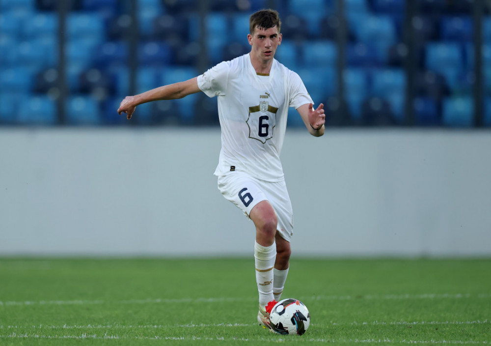 Veljko Milosavljević, omladinski fudbalski reprezentativac Srbije