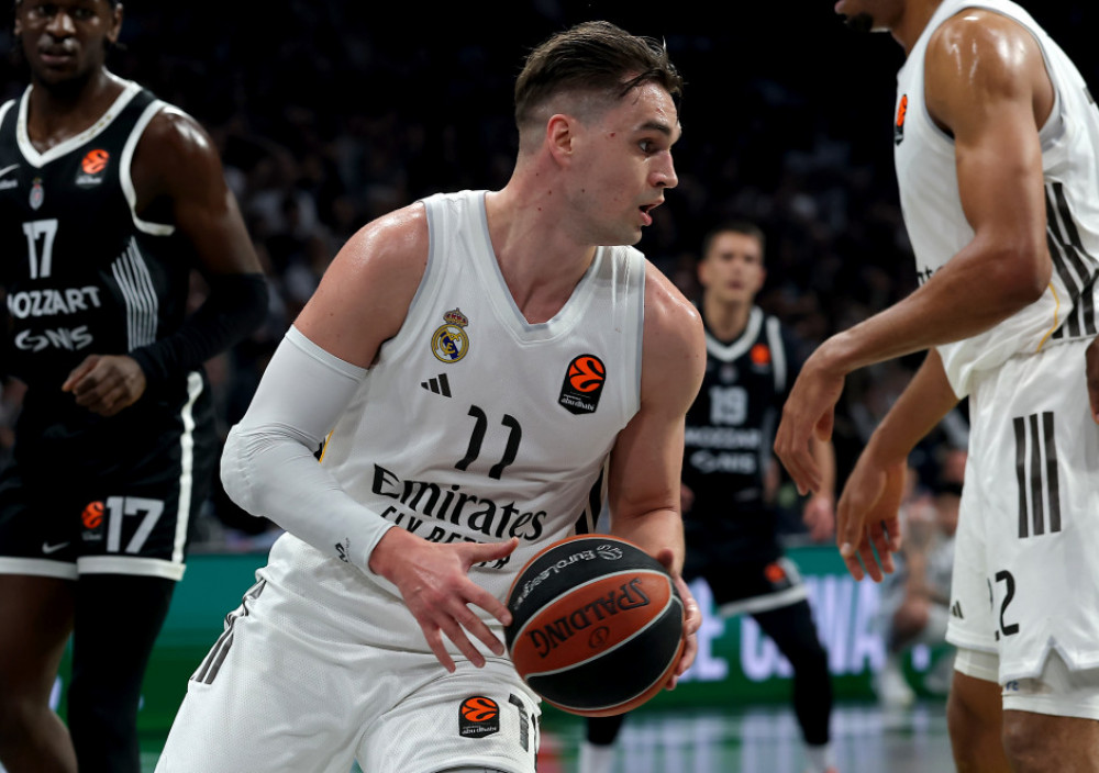 Mario Hezonja i Edi Tavares protiv Partizana