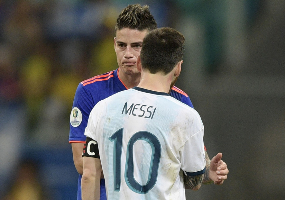 Hames Rodrigez i Lionel Mesi