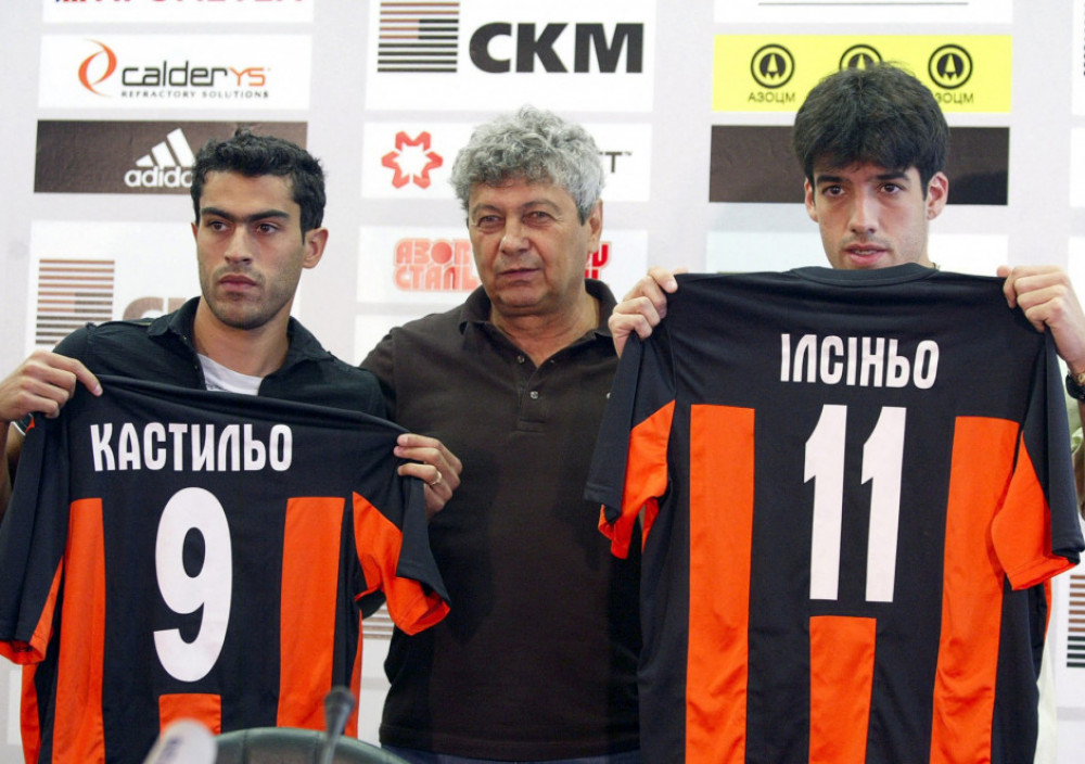 Mirčea Lučesku sa bivšim igračima