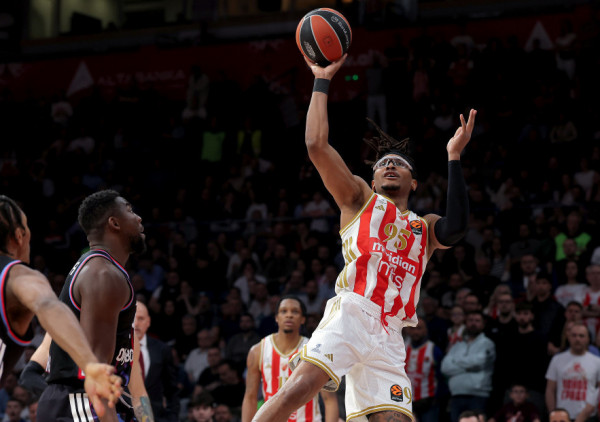 (UŽIVO, VIDEO) Crvena zvezda - Pariz (1/4): Efikasan početak u "Areni"