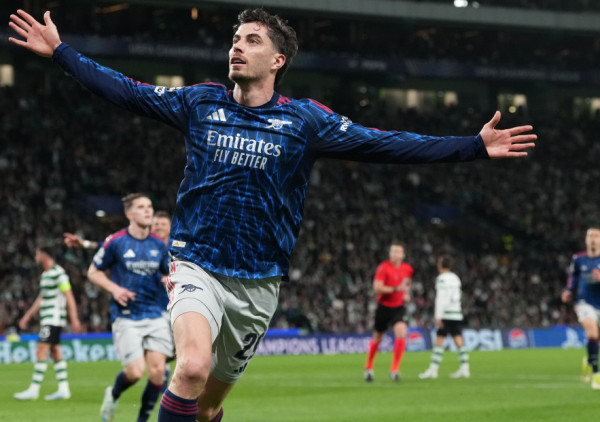 Haverc je Artetin "džoker": Nemac u nadoknadi srušio Sporting u Lisabonu