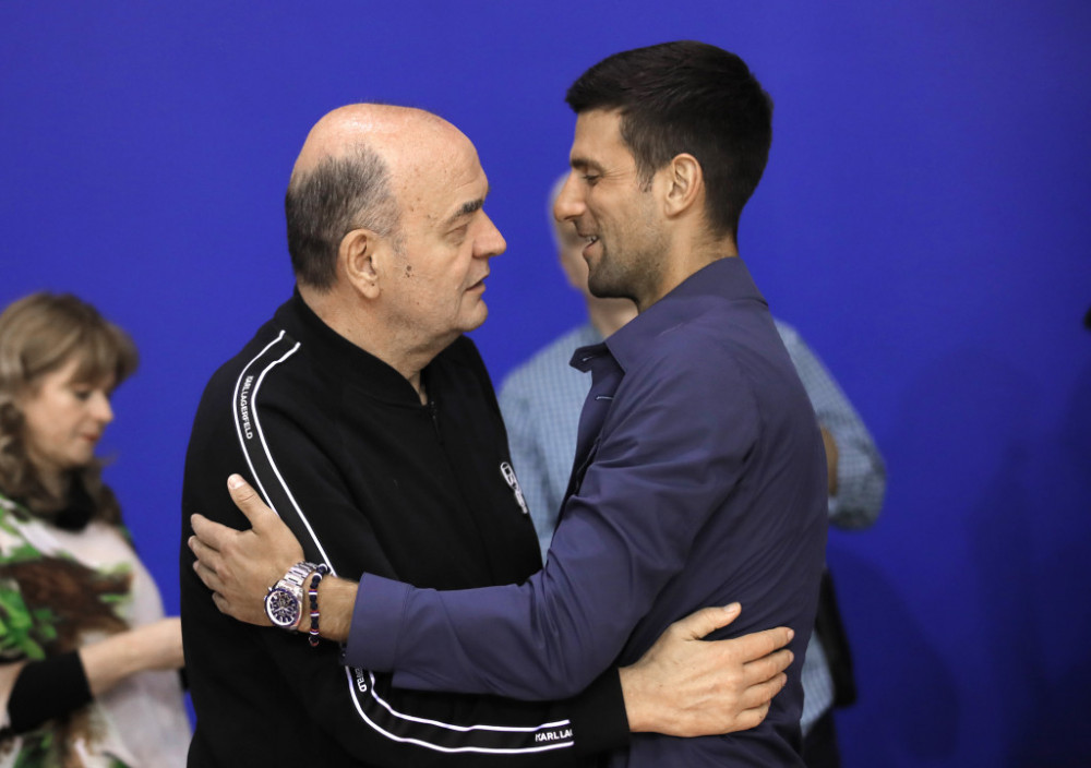 Duško Vujošević i Novak Đoković