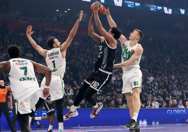 (UŽIVO) Partizan - Žalgiris (2/4): Crno-beli otišli na odmor sa minus sedam, Fransisko dominira