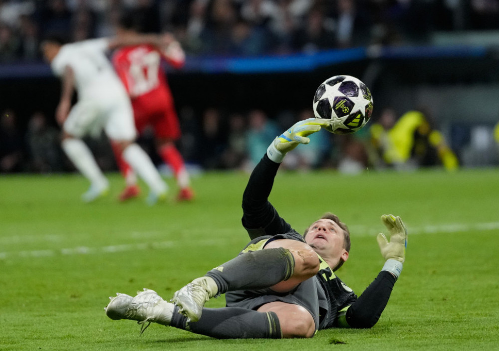 Manuel Nojer, fufbalski golman Bajerna, na nedavnom meču sa Real Madridom