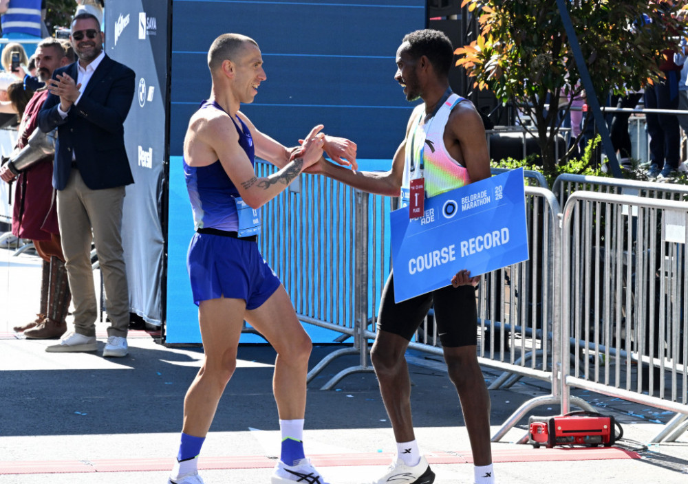 Šampion i vicešampion maratona - Gudeta Gada Gemsisa i Dario Ivanovski