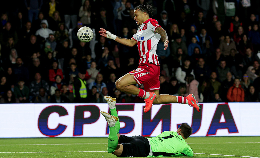 Aleksandar Katai na utakmici Železničar - Crvena zvezda