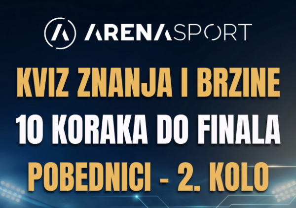 Kviz znanja i brzine TV Arena sport: Spisak pobednika drugog kola