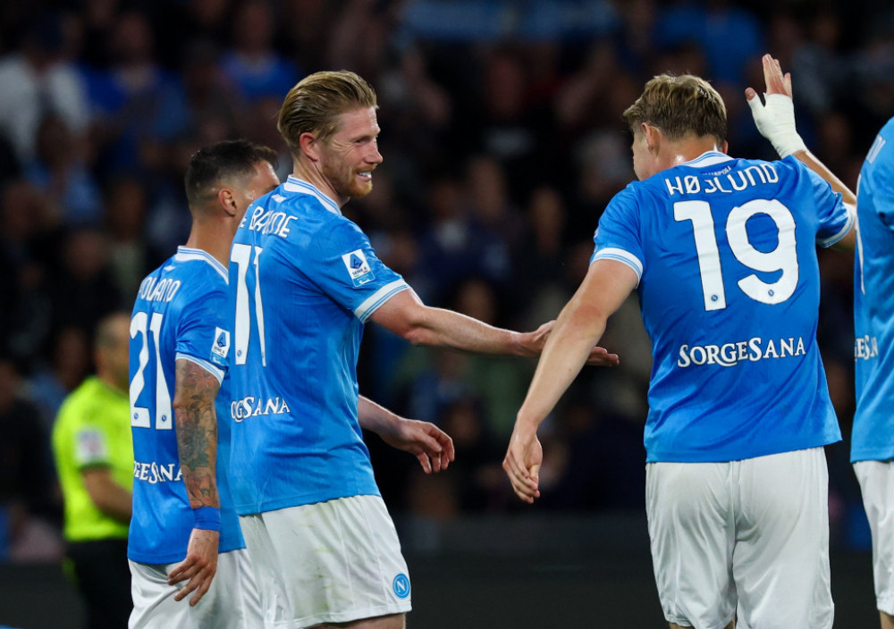 Kevin De Brujne i Rasmus Hojlund