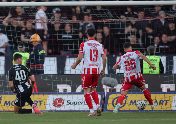 (UŽIVO) Crvena zvezda - Partizan 1:0: Katai "zamesio", Eraković pogodio