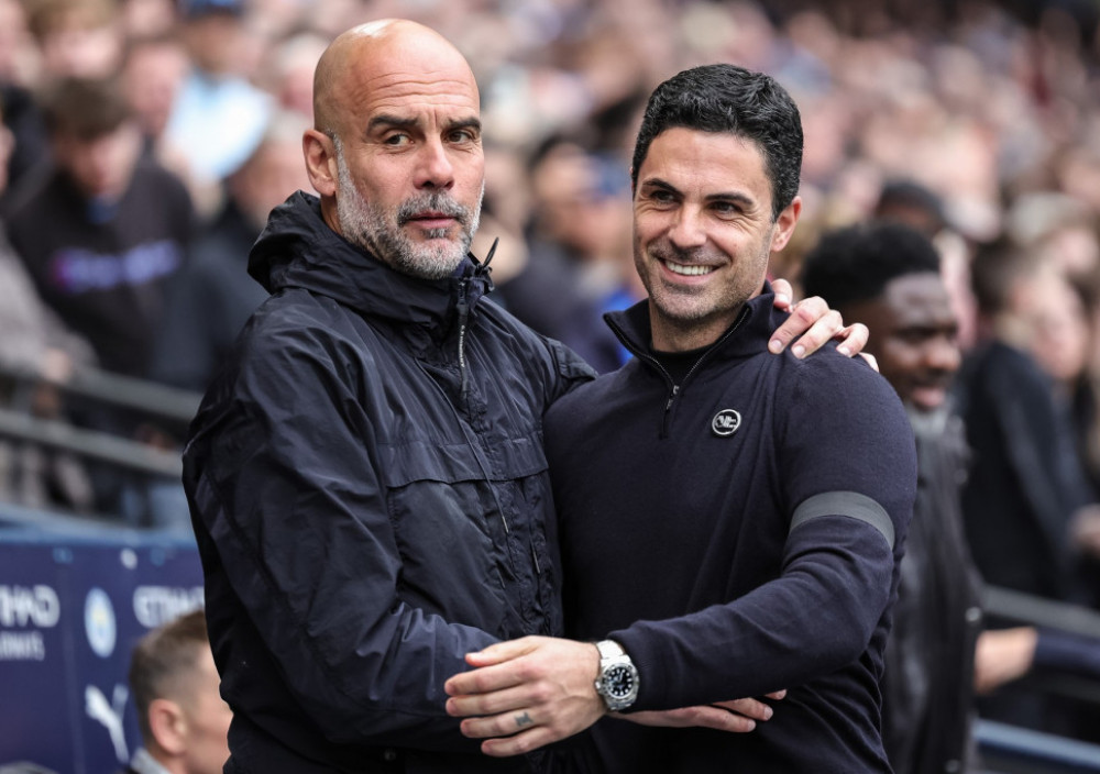 Pep Gvardiola i Mikel Arteta
