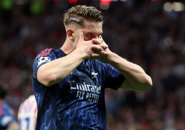 (UŽIVO) Atletiko Madrid - Arsenal (0:1): "Tobdžije" vode na "Metropolitanu"