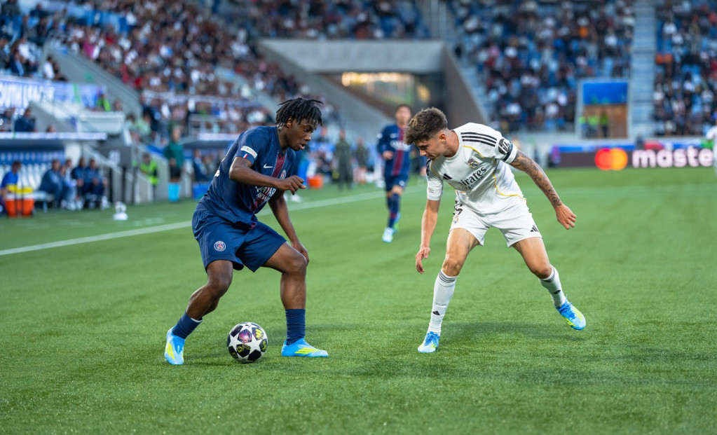 David Boli na meču sa Real Madridom u Omladinskoj Ligi šampiona