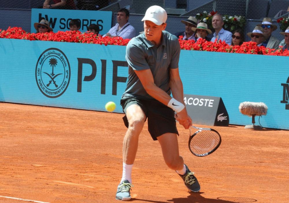 Janik Siner, italijanski teniser, na Mastersu u Madridu