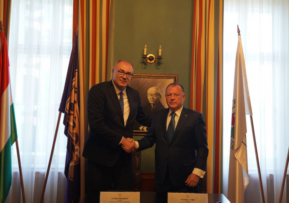 Željko Tanasković i Marijus Vizer, predsednik ISF-a i predsednik IJF-a