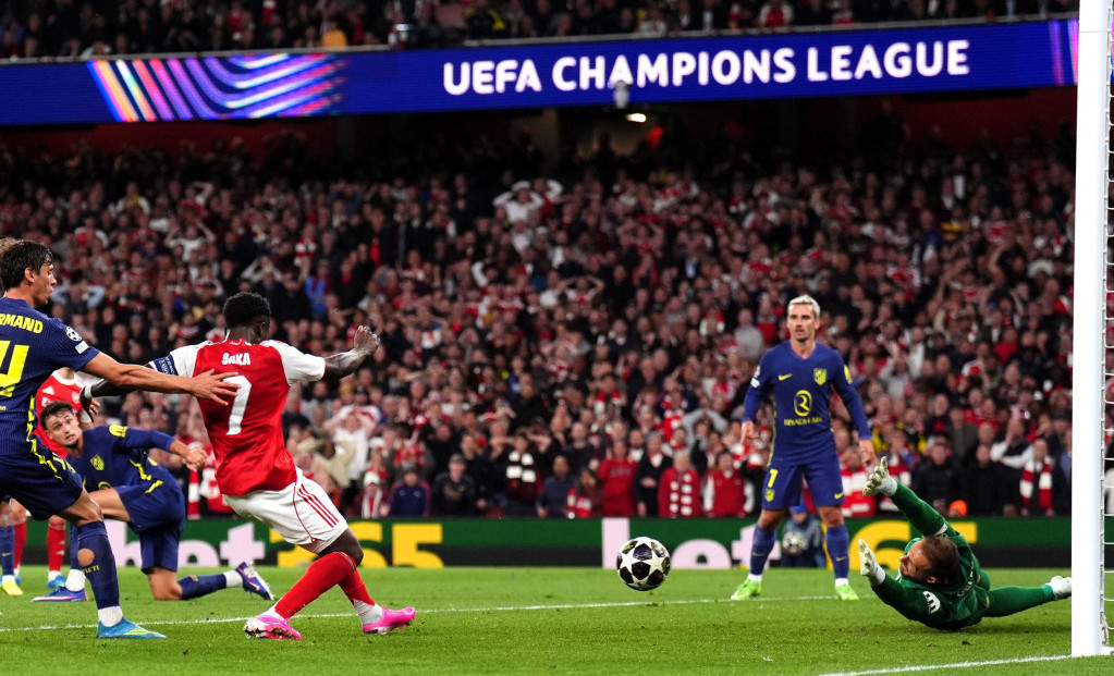 Bukajo Saka je ovako postigao gol