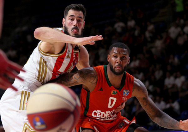 (UŽIVO, VIDEO) Crvena zvezda - Cedevita Olimpija: Nvora se probudio za +3 na poluvremenu