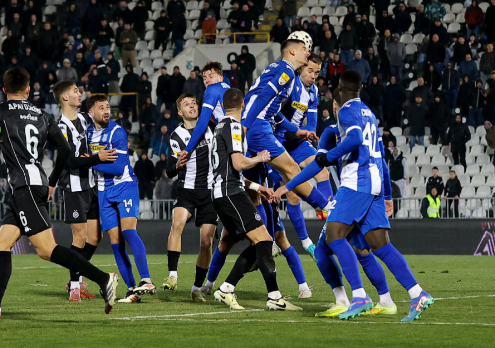 Fudbaleri Partizana i OFK Beograda