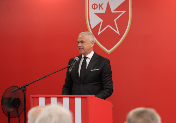 Terzić i Drčelić se emotivnim govorom oprostili od Cvetkovića: Simbol najslavnije Zvezdine epohe