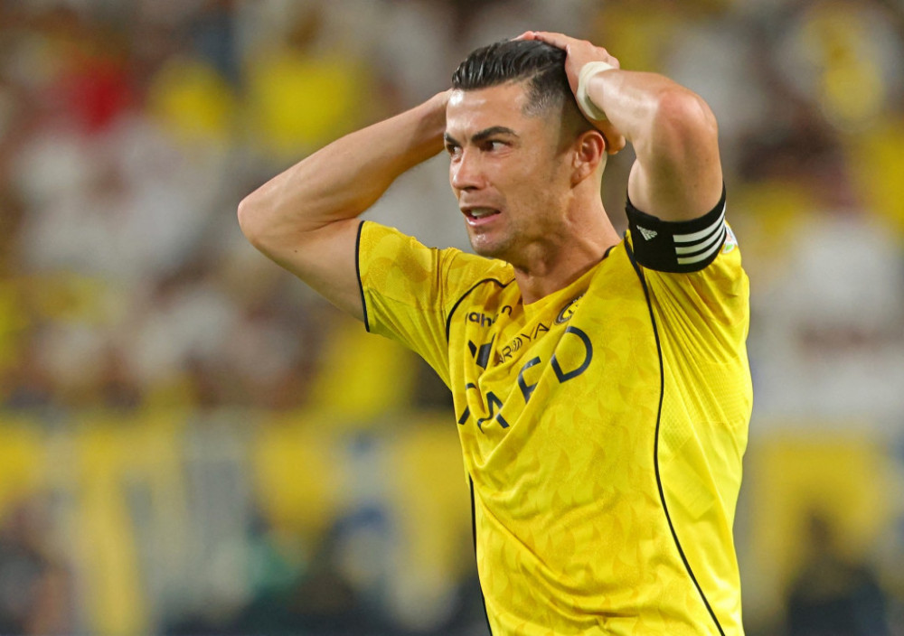 Kristijano Ronaldo, fudbaler Al Nasra, na meču sa Al Hilalom